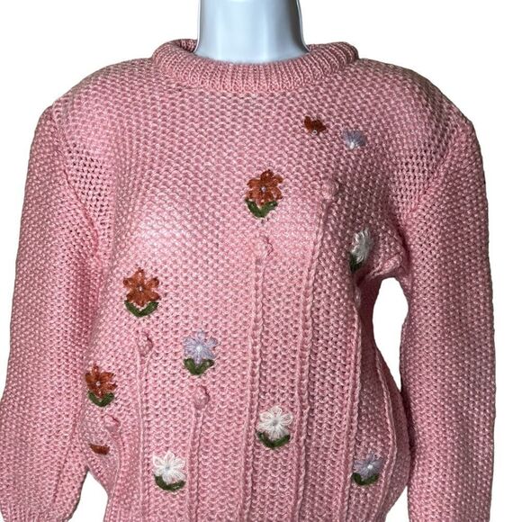 Vintage Mister Noah Pink Knit Sweater - Picture 2 of 8